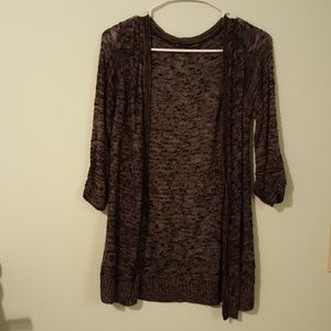 Grey Cardigan Sweater